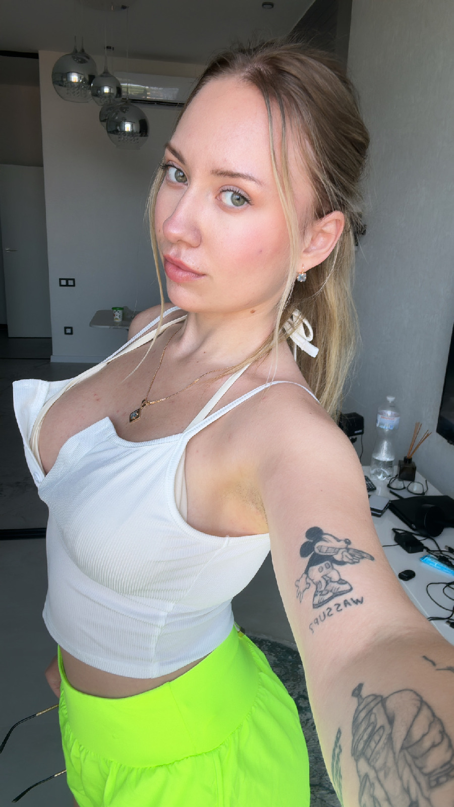 KateV in her underwear in Ghaziabad